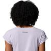 Columbia Womens Daniela Falls V-Neck Short Sleeve Tee(Lavender Pearl)