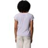 Columbia Womens Daniela Falls V-Neck Short Sleeve Tee(Lavender Pearl)