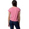 Columbia Womens Daniela Falls V-Neck Short Sleeve Tee(Rosette)
