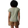Columbia Womens Daniela Falls V-Neck Short Sleeve Tee(Safari)