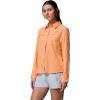 Columbia Women’s PFG Castback Woven Long Sleeve(Bright Nectar)