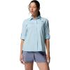 Columbia Women’s PFG Castback Woven Long Sleeve(Marine Light)