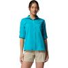 Columbia Women’s PFG Castback Woven Long Sleeve(Ocean Teal)