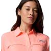 Columbia Women’s PFG Castback Woven Long Sleeve(Tiki Pink)