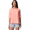 Columbia Women’s PFG Castback Woven Long Sleeve(Tiki Pink)