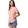 Columbia Women’s PFG Tamiami II Short Sleeve Fishing Shirt(Faux Pink)