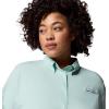 Columbia Women’s PFG Tamiami II Short Sleeve Fishing Shirt(Misty Jade)