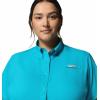 Columbia Women’s PFG Tamiami II Short Sleeve Fishing Shirt(Ocean Teal)