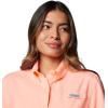 Columbia Women’s PFG Tamiami II Short Sleeve Fishing Shirt(Tiki Pink)
