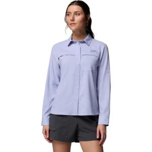 Columbia Women’s PFG Castback Woven Long Sleeve(Twilight)
