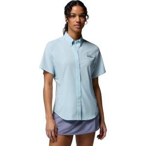 Columbia Women’s PFG Tamiami II Short Sleeve Fishing Shirt(Marine Light)