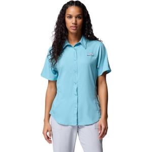 Columbia Women’s PFG Tamiami II Short Sleeve Fishing Shirt(Vintage Blue)