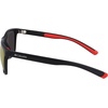 Columbia Men’s River Chill Square Sunglasses(Matte Black & Red/Orange Revo Lens)