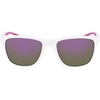 Columbia Men’s River Chill Square Sunglasses(Shiny White & Pink/Pink Gold Mirror Lens)