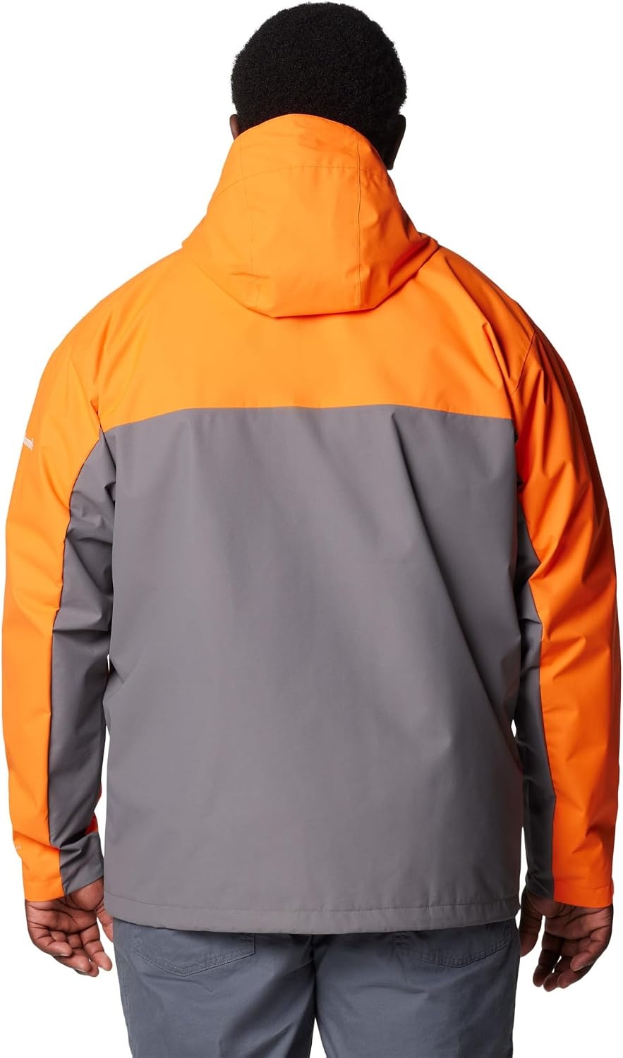 image:imageColumbia Mens Collegiate Field Bound JacketCle Spark OrangeCity Grey