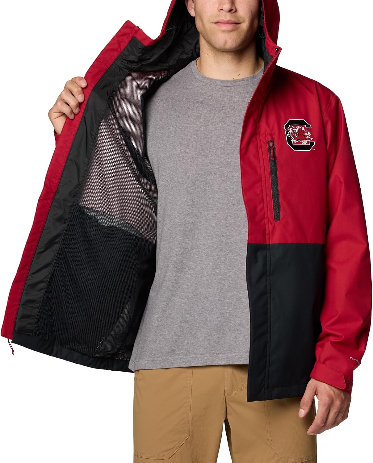 image:imageColumbia Mens Collegiate Field Bound JacketSc BeetBlack