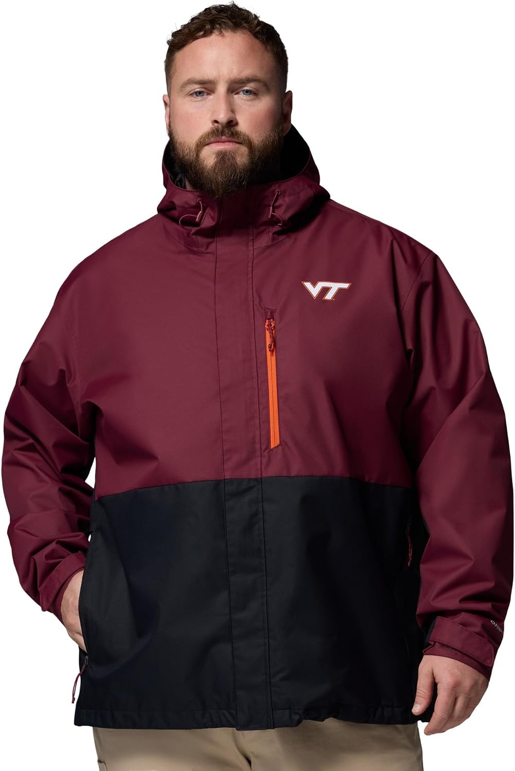 image:imageColumbia Mens Collegiate Field Bound JacketVt Deep MaroonBlack
