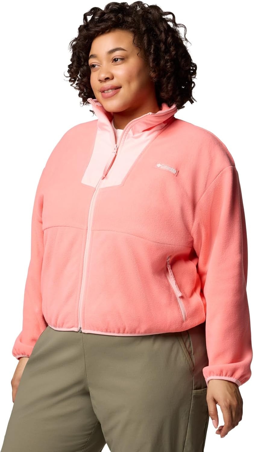 image:imageColumbia Sequoia Grove Full Zip FleeceAlpenglowPink Sand