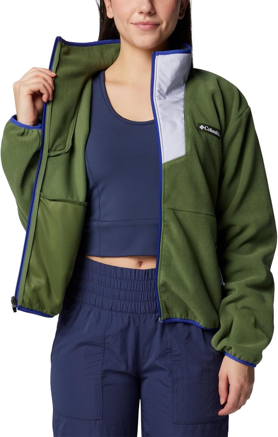 image:imageColumbia Sequoia Grove Full Zip FleeceCanteenSnowdriftClematis Blue
