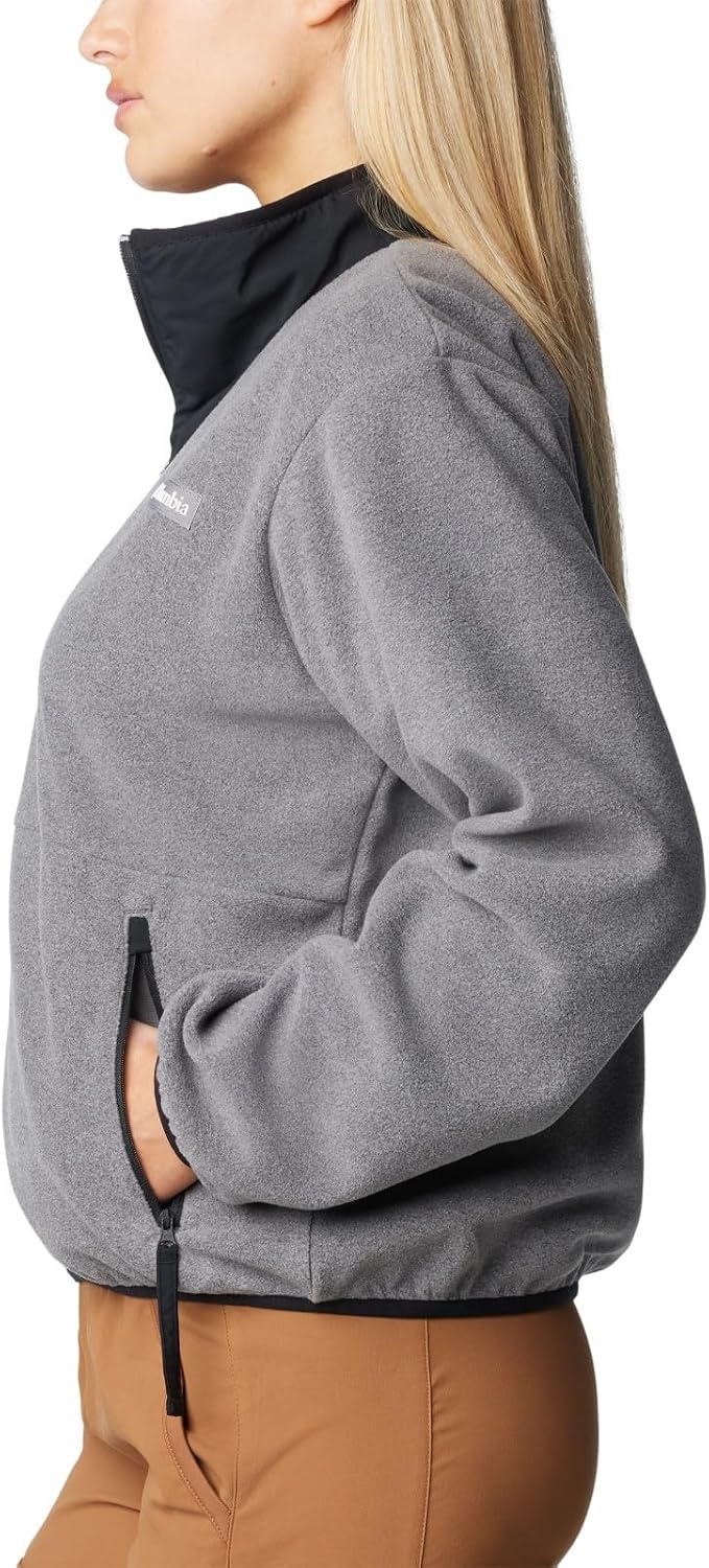 image:imageColumbia Sequoia Grove Full Zip FleeceCity Grey HeatherBlack