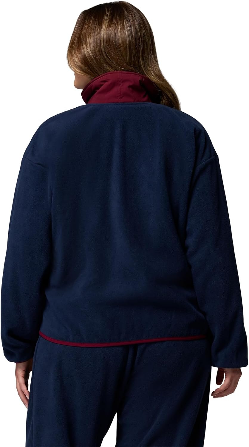 image:imageColumbia Sequoia Grove Full Zip FleeceCollegiate NavyRich WineMaple Sugar