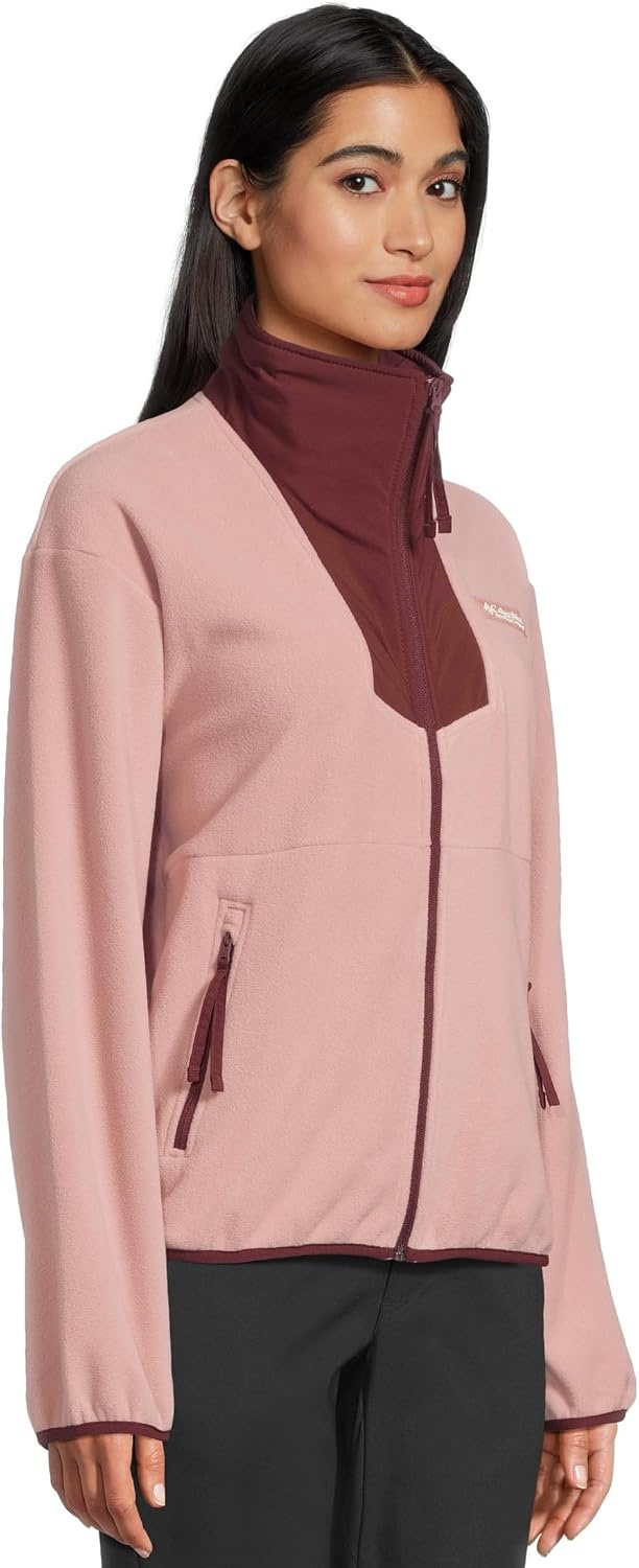 image:imageColumbia Sequoia Grove Full Zip FleeceEraser PinkRich Wine