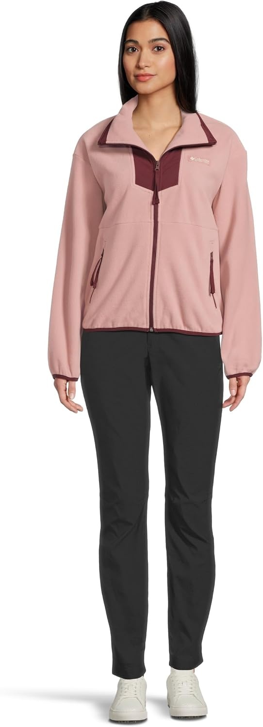 image:imageColumbia Sequoia Grove Full Zip FleeceEraser PinkRich Wine