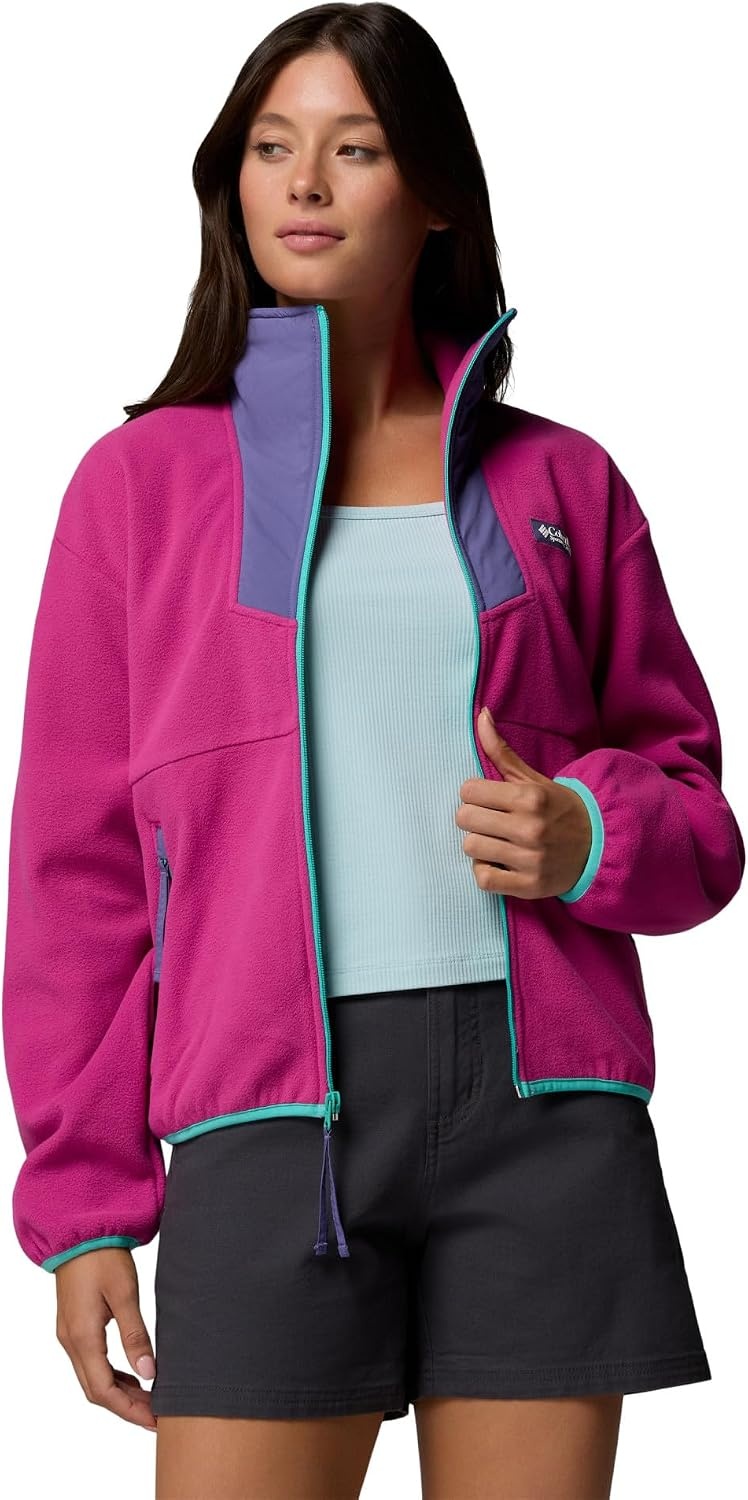 image:imageColumbia Sequoia Grove Full Zip FleeceFuchsiaStormwatch