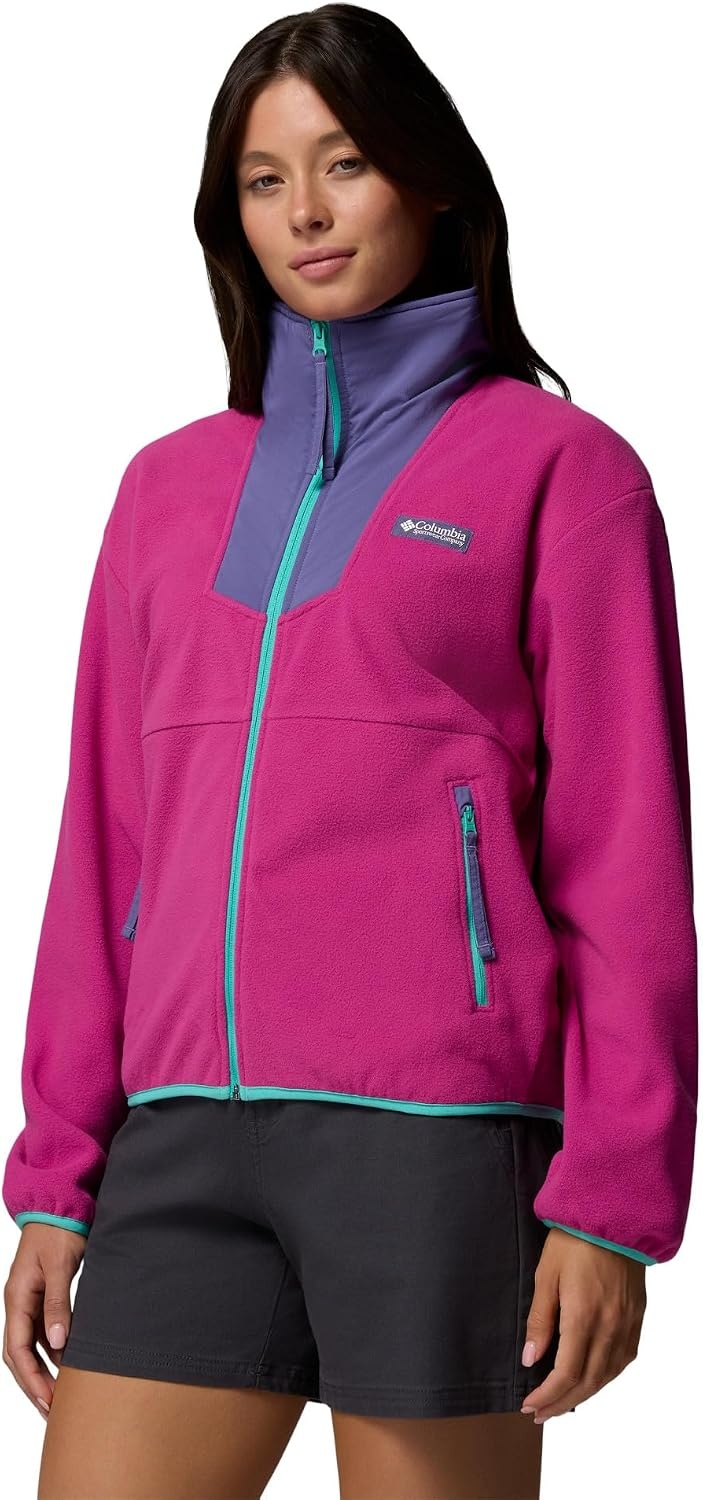 image:imageColumbia Sequoia Grove Full Zip FleeceFuchsiaStormwatch
