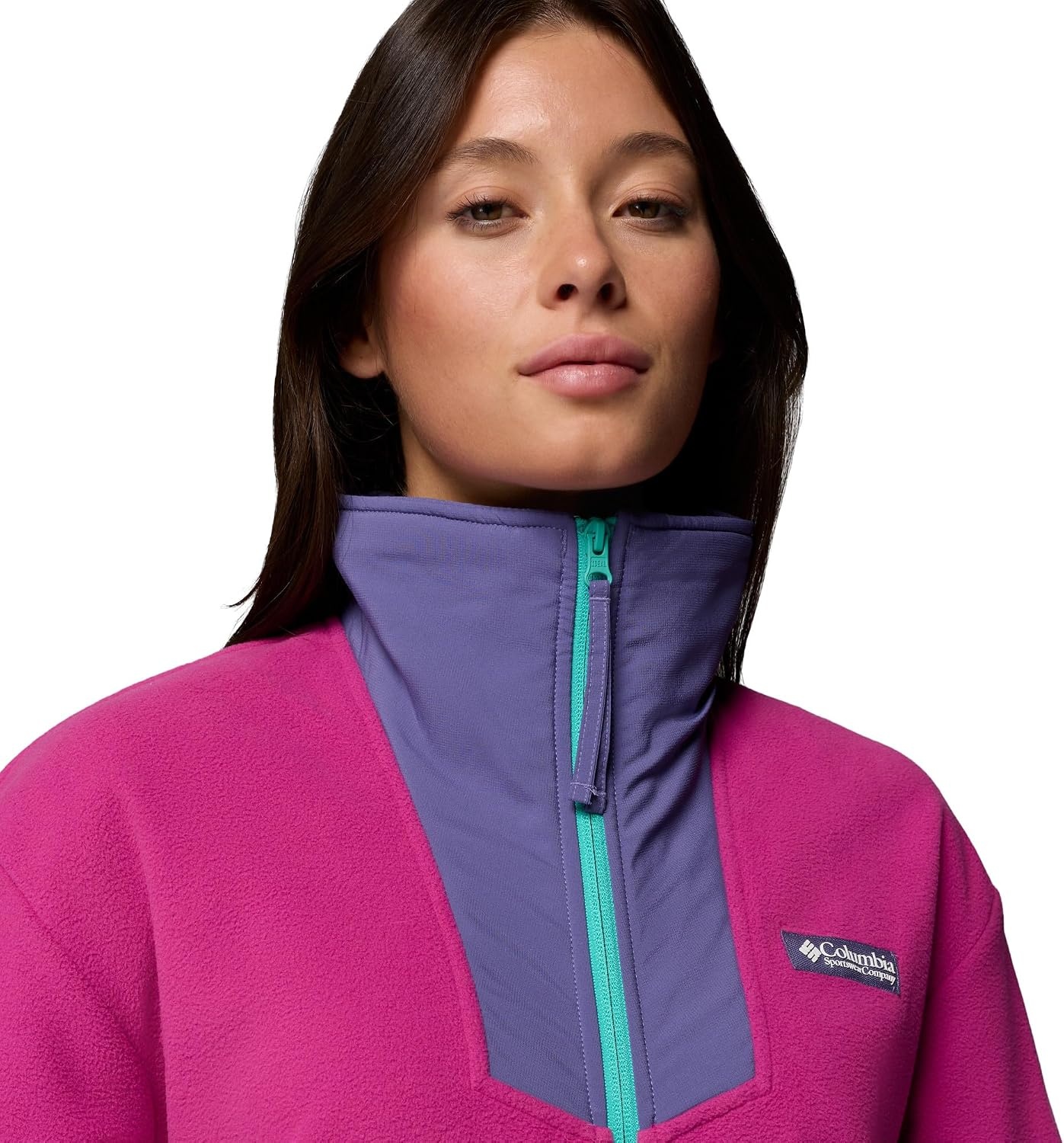 image:imageColumbia Sequoia Grove Full Zip FleeceFuchsiaStormwatch