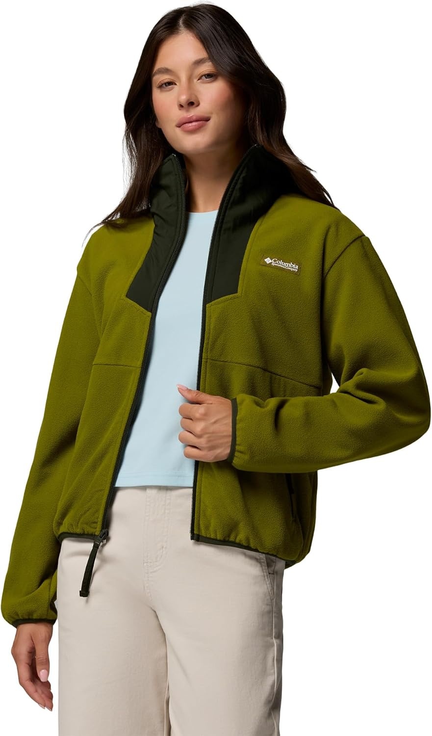 image:imageColumbia Sequoia Grove Full Zip FleeceMossy GreenGreenscape
