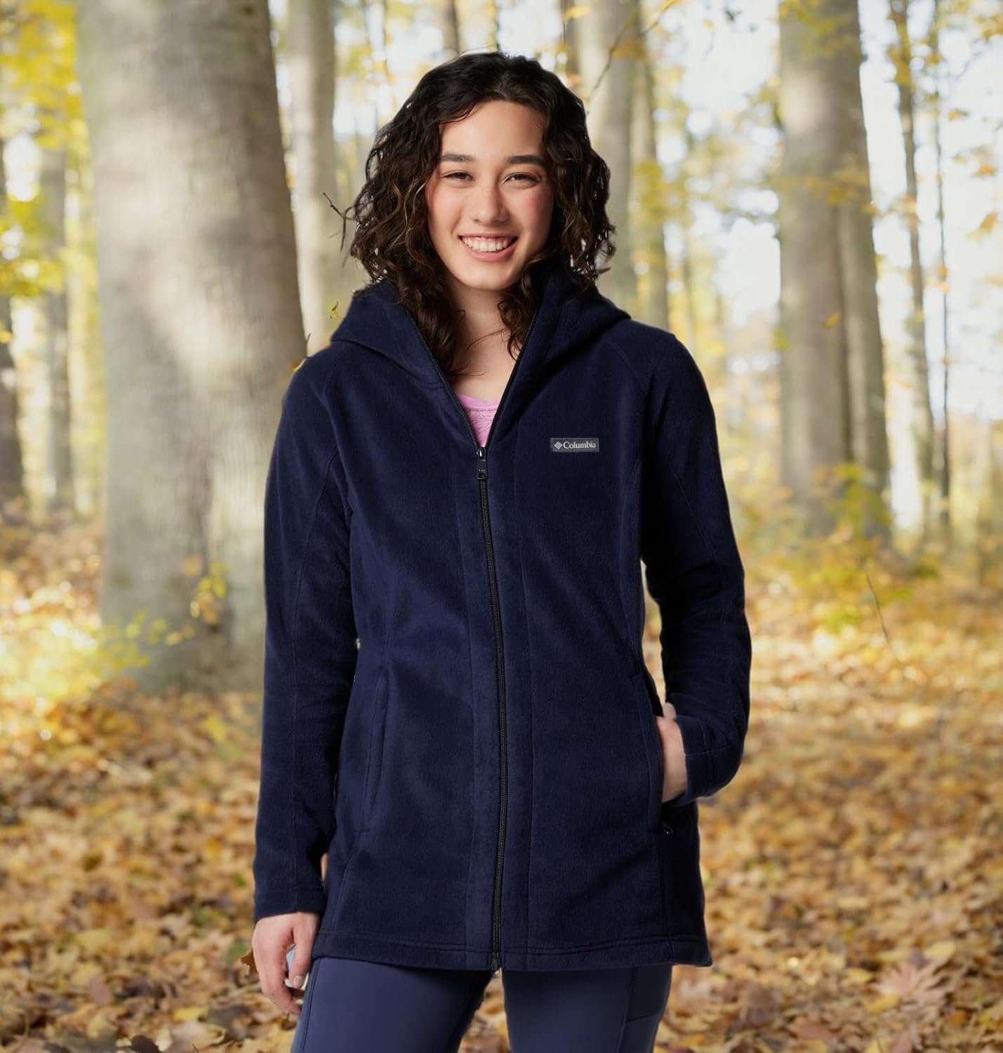 image:imageColumbia Womens Benton Spring II Long HoodieDark Nocturnal