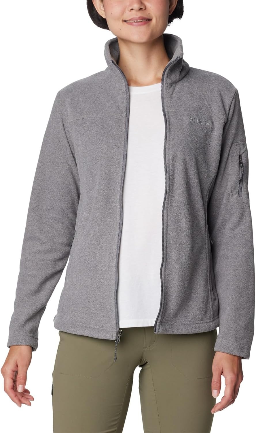 image:imageColumbia Womens Fast Trek II JacketCity Grey HeatherCity Grey