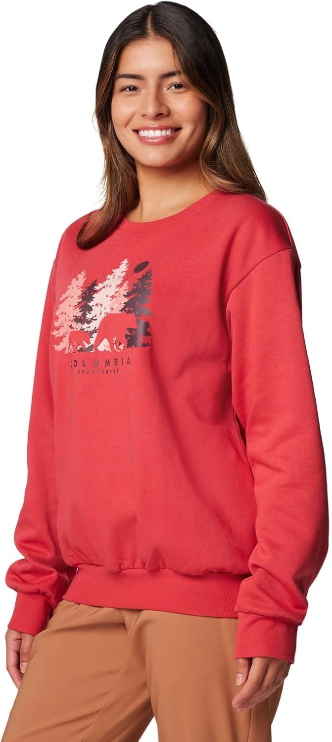 image:imageColumbia Womens Hart Mountain Crew IIIDaredevilTreehome
