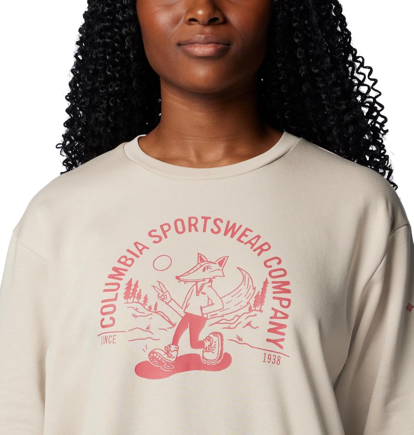 image:imageColumbia Womens Hart Mountain Crew IIIDark StoneFoxy Stroll