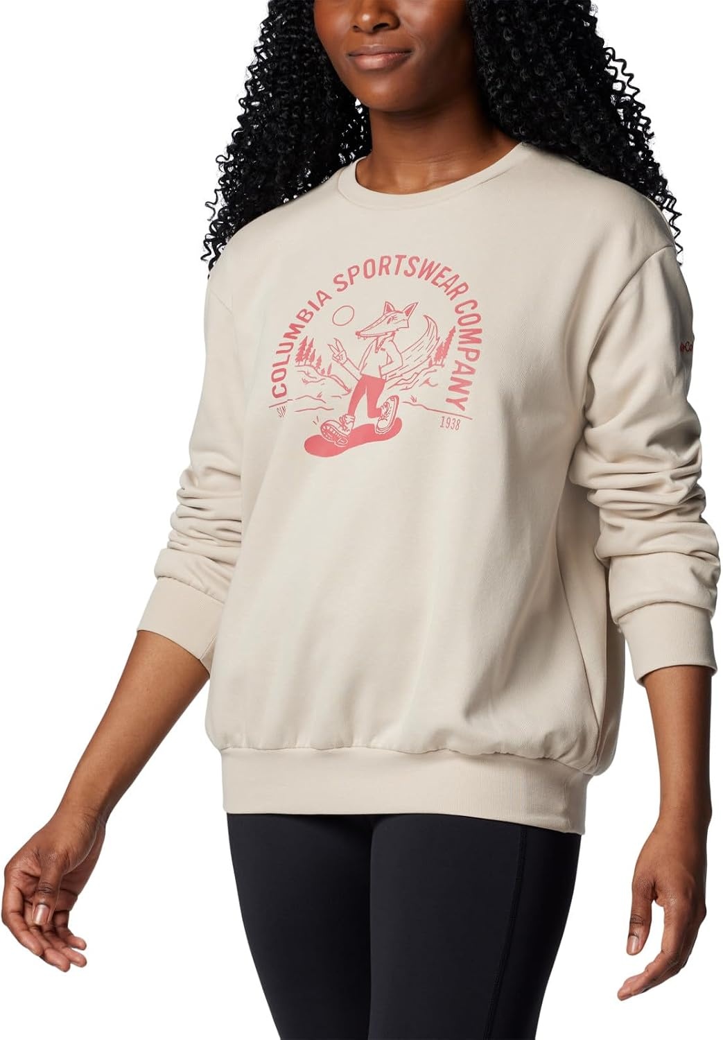 image:imageColumbia Womens Hart Mountain Crew IIIDark StoneFoxy Stroll