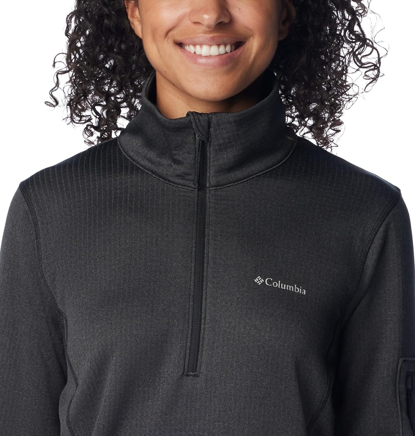 image:imageColumbia Womens Park View Grid Fleece Half ZipBlack