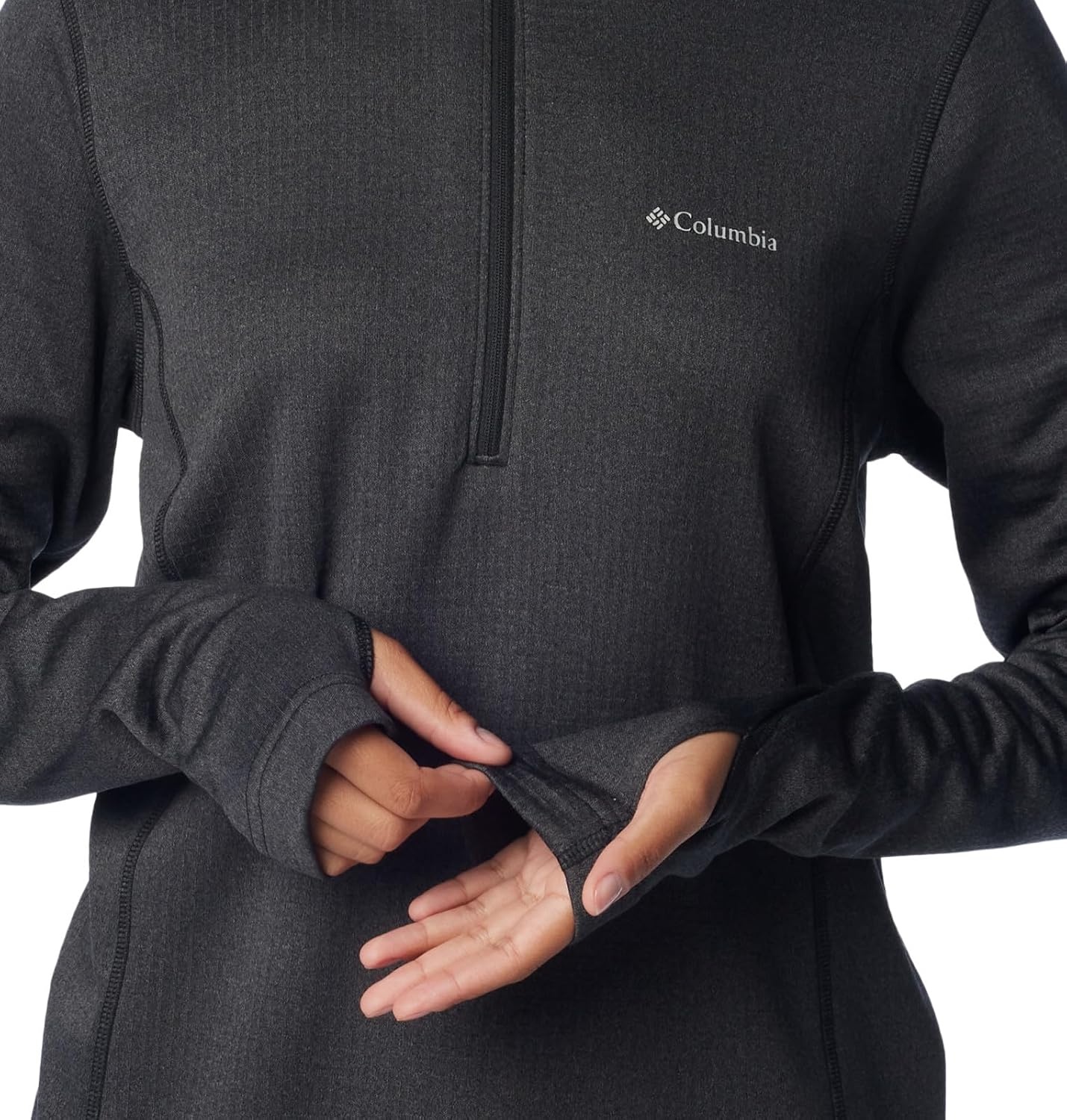 image:imageColumbia Womens Park View Grid Fleece Half ZipBlack