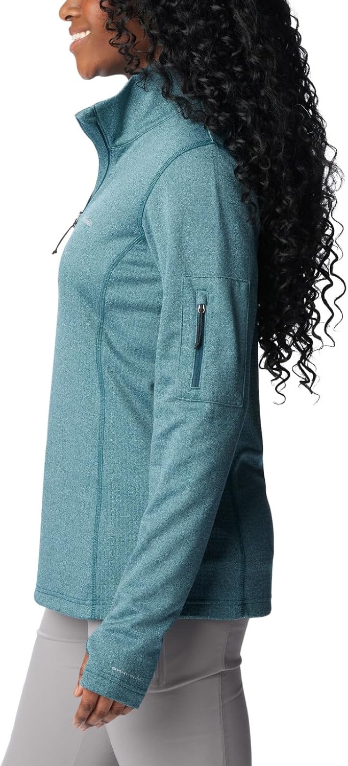 image:imageColumbia Womens Park View Grid Fleece Half ZipBlue