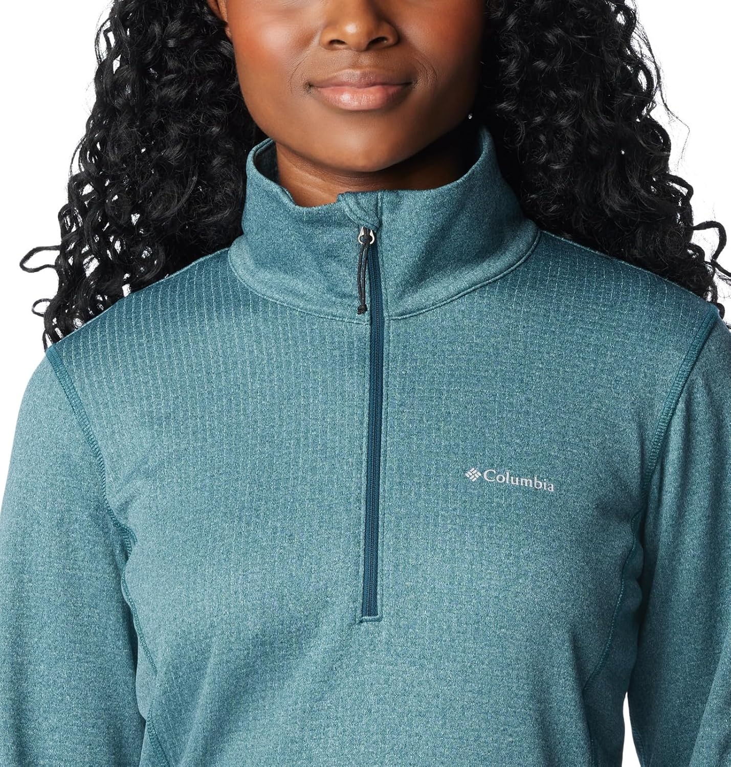 image:imageColumbia Womens Park View Grid Fleece Half ZipBlue