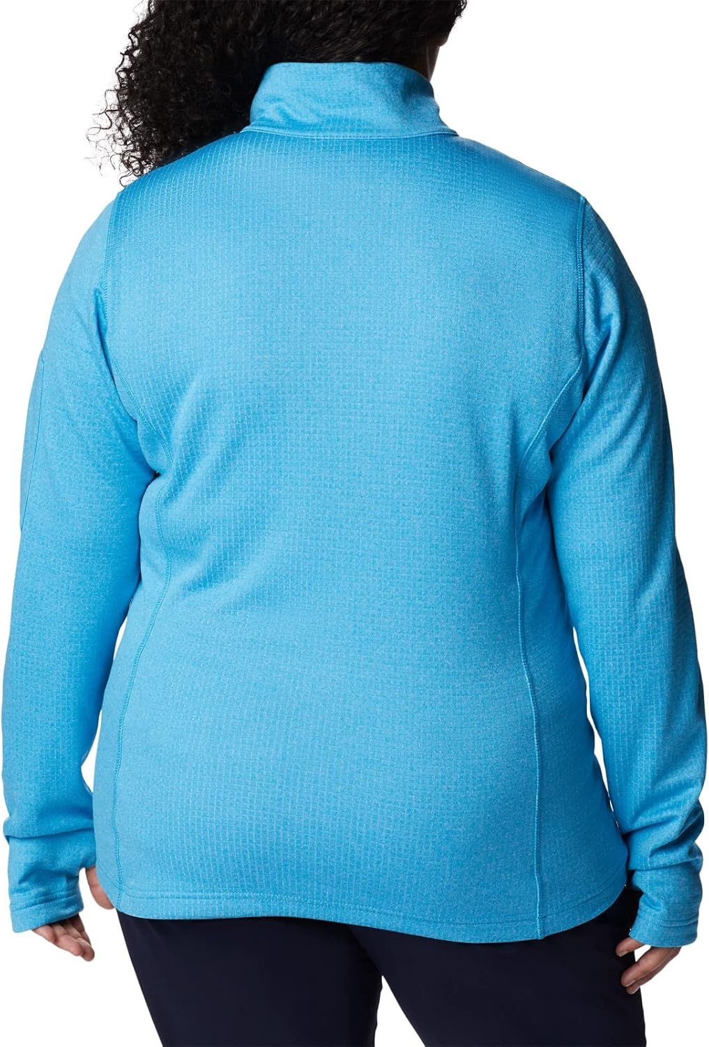 image:imageColumbia Womens Park View Grid Fleece Half ZipBlue Chill Heather