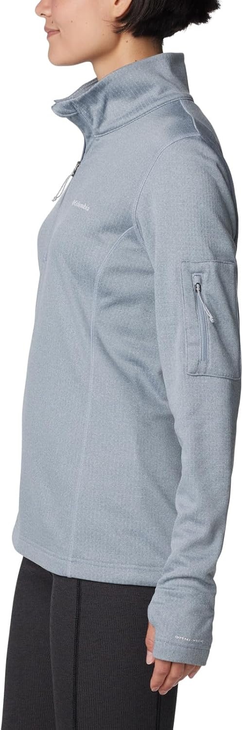 image:imageColumbia Womens Park View Grid Fleece Half ZipCirrus Grey
