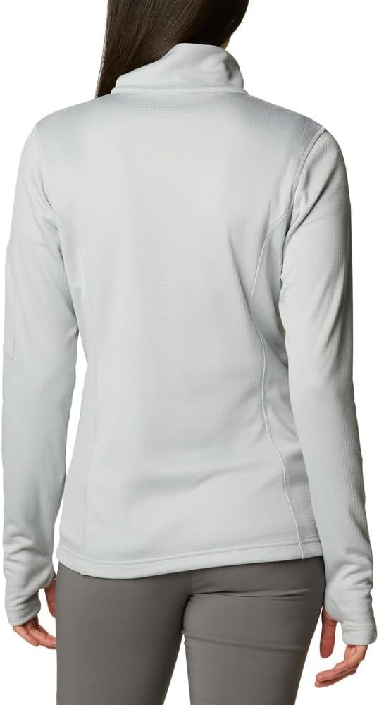 image:imageColumbia Womens Park View Grid Fleece Half ZipCirrus GreyHeather