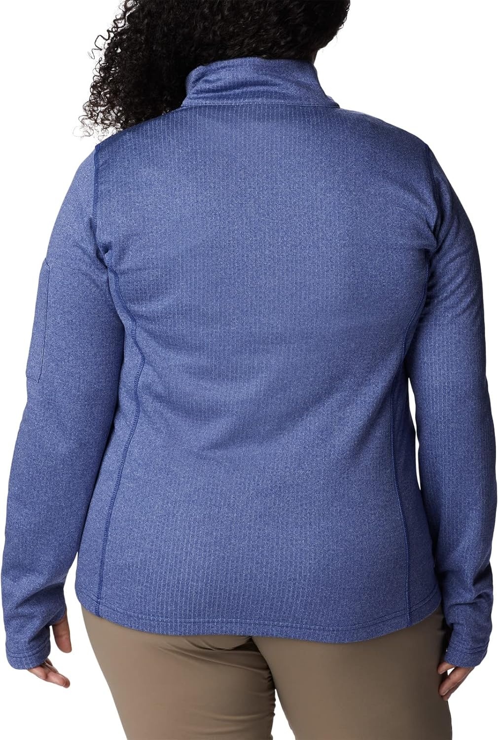 image:imageColumbia Womens Park View Grid Fleece Half ZipDark Sapphire Heather