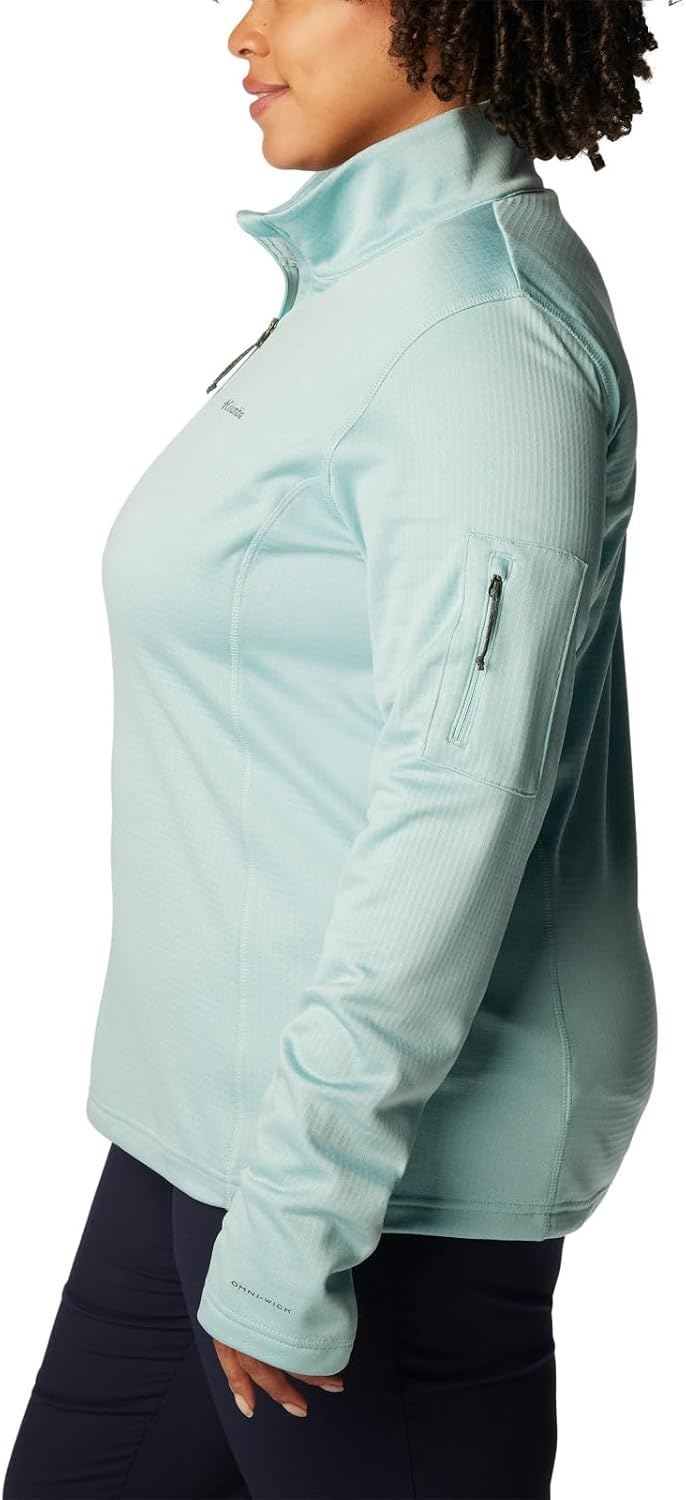 image:imageColumbia Womens Park View Grid Fleece Half ZipGreen