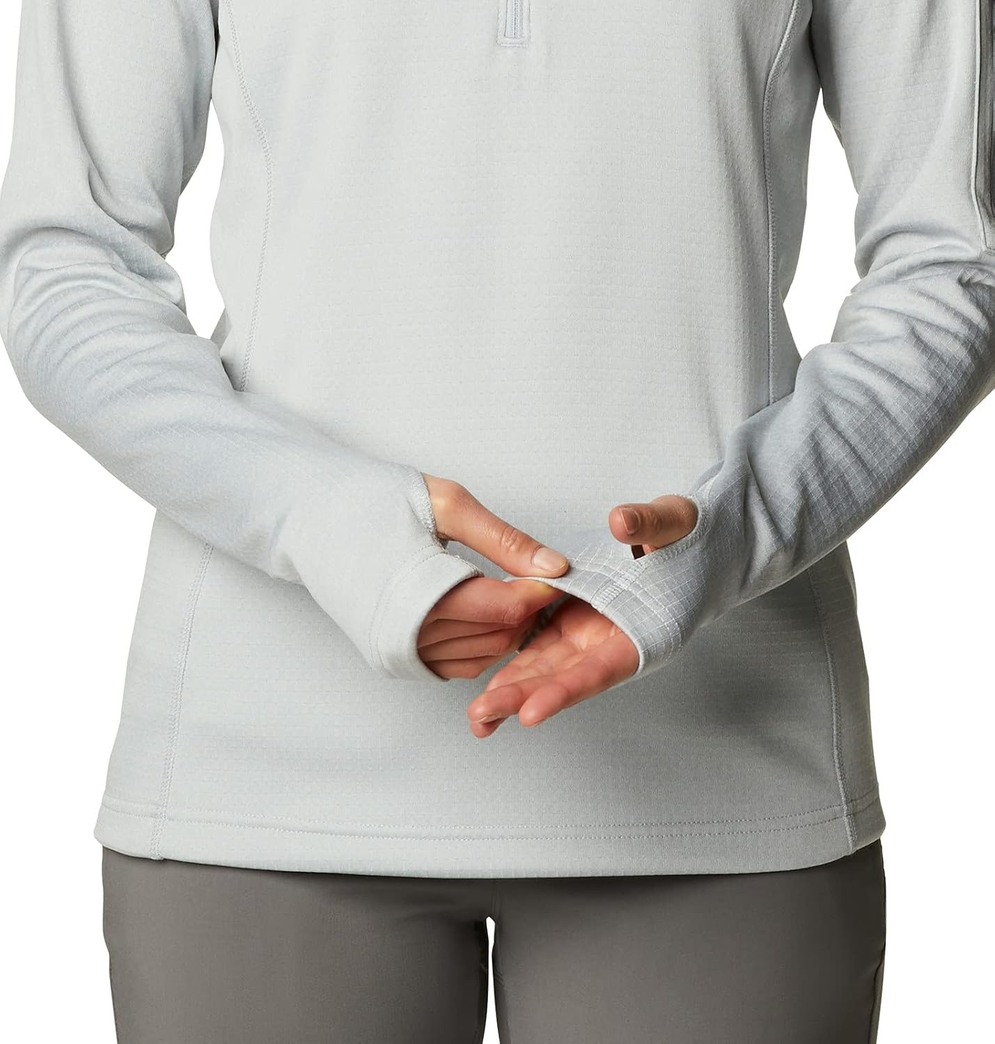image:imageColumbia Womens Park View Grid Fleece Half ZipGrey