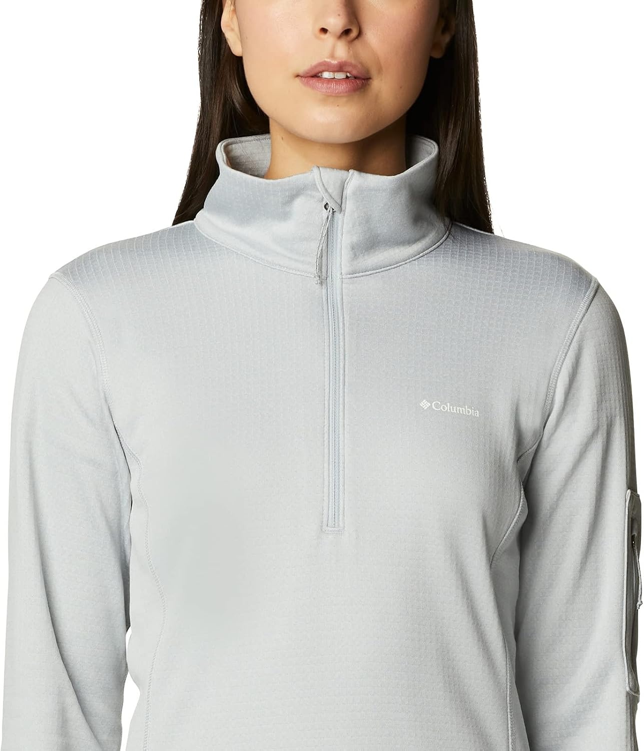 image:imageColumbia Womens Park View Grid Fleece Half ZipGrey