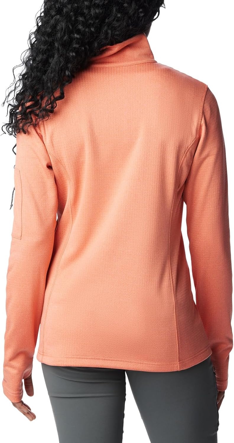 image:imageColumbia Womens Park View Grid Fleece Half ZipOrange