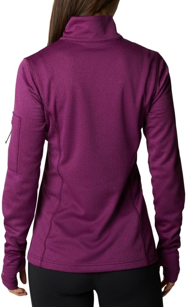 image:imageColumbia Womens Park View Grid Fleece Half ZipPlum Heather
