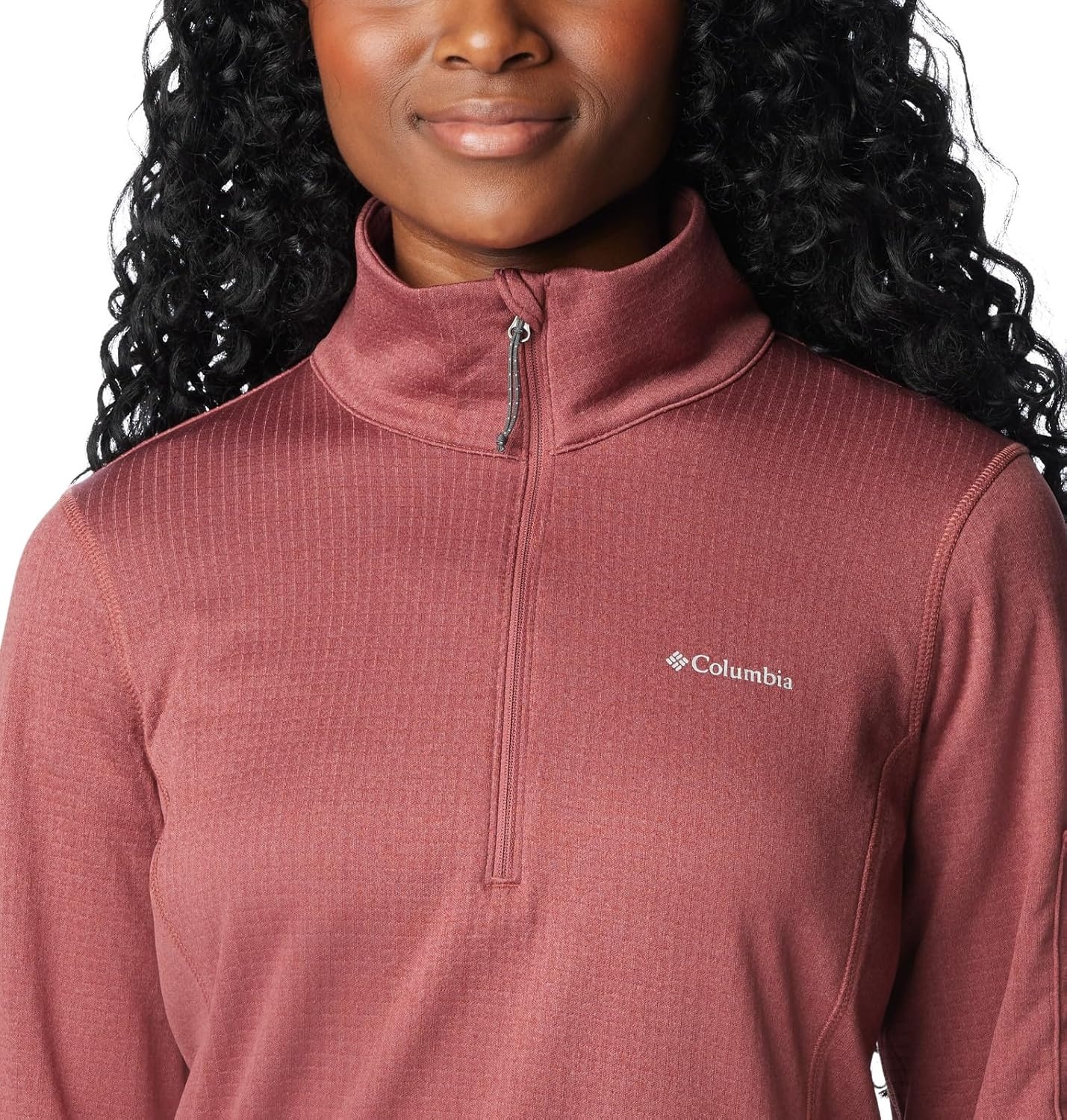 image:imageColumbia Womens Park View Grid Fleece Half ZipRed
